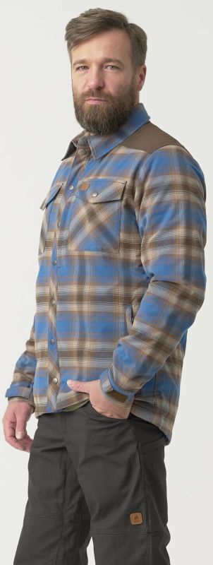 HELIKON Košela Winter Warden - forest blue plaid (KO-WWS-PB-PK)