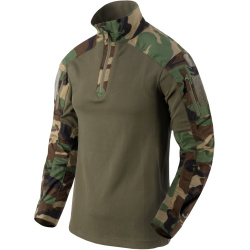 HELIKON Blúza MCDU Combat - US woodland / olive green (BL-MCD-SP-0302A)