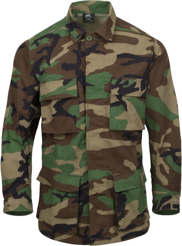 HELIKON Blúza BDU Ripstop - woodland (BL-BDU-PR-03)