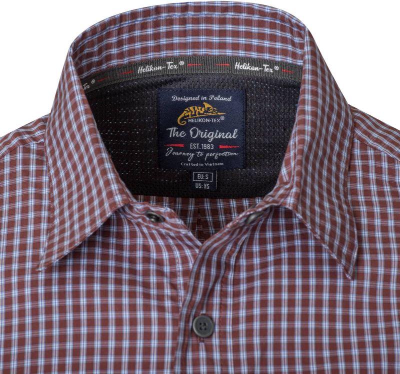 HELIKON Blúza Covert Concealed Carry Shirt - Western Red Plaid (KO-CCC-CB-C1)