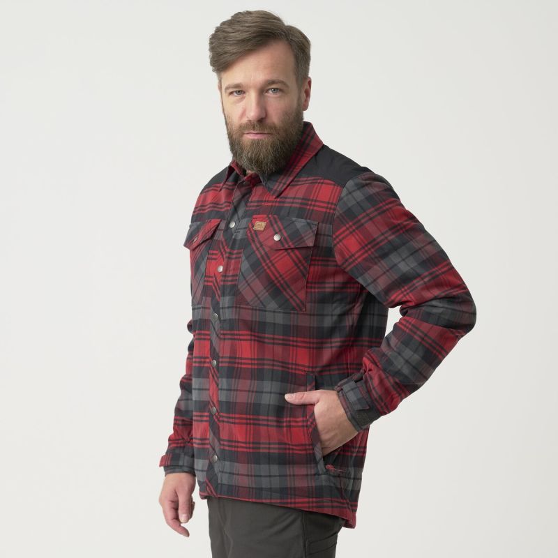 HELIKON Košela Winter Warden - forest blue plaid (KO-WWS-PB-PK)