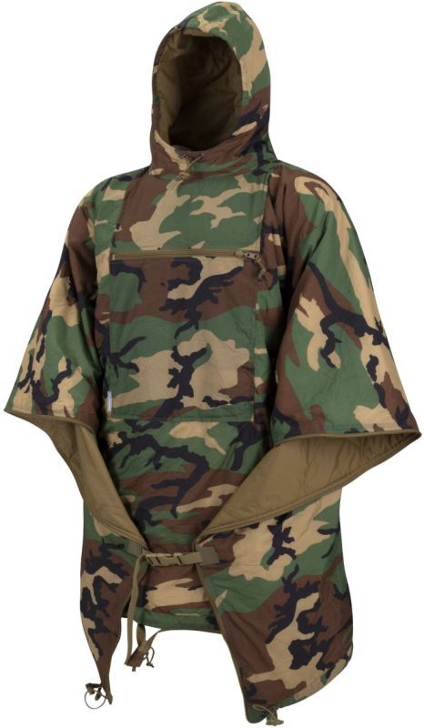 HELIKON Pončo / pršíplášť SWAGMAN ROLL - US woodland (PO-SMR-NL-03)