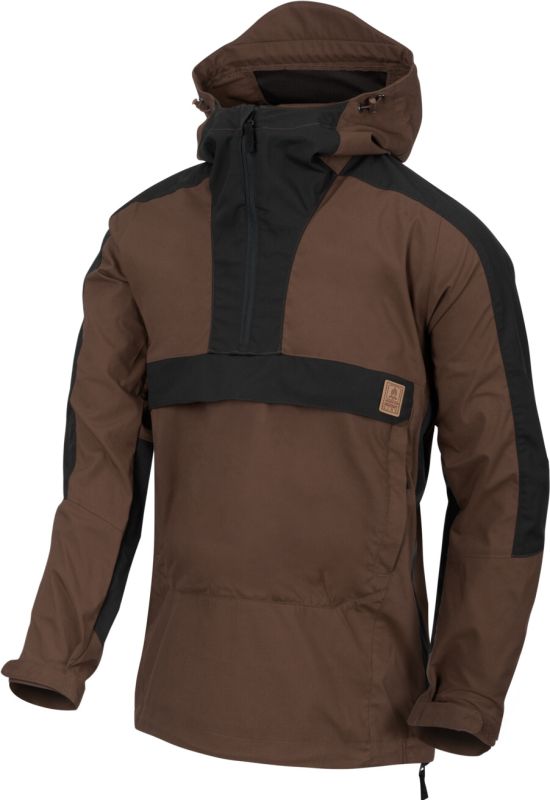 HELIKON Bunda Anorak Woodsman - earth brown / black (KU-WDN-DC-0A01B)