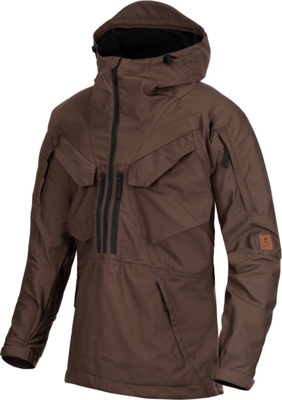 HELIKON Bunda Anorak Pilgrim - earth brown / black A (KU-PGM-DC-0A01A)