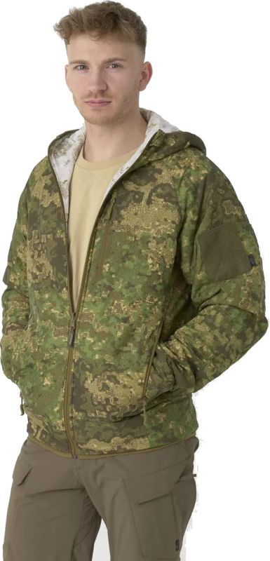 HELIKON Bunda Reversible Wolfhound Hoodie - pencott wildwood / pencott snowdrift (KU-RWH-NL-4544A)