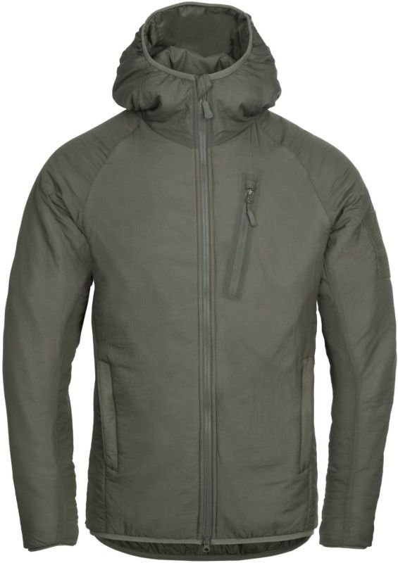 HELIKON Bunda WOLFHOUND HOODIE, Climashield Apex 67g - desert night camo (KU-WLH-NL-0L)