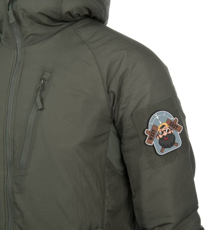 HELIKON Bunda WOLFHOUND HOODIE, Climashield Apex 67g - desert night camo (KU-WLH-NL-0L)