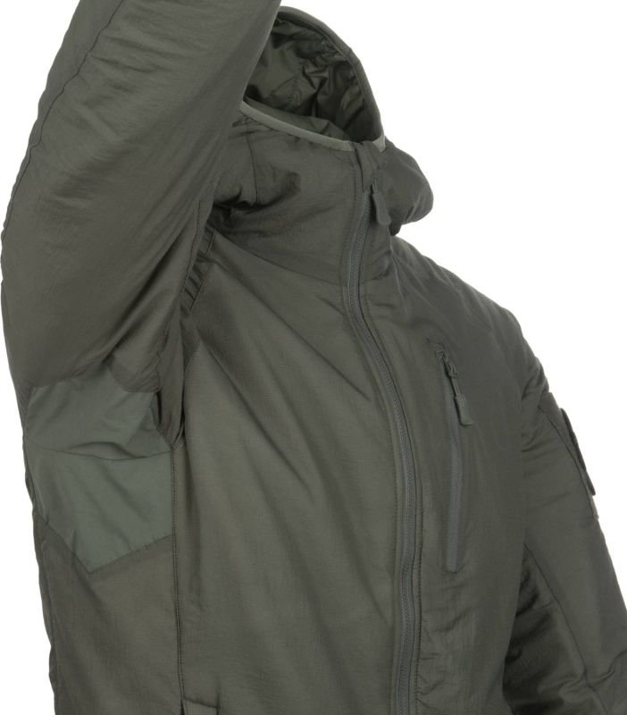 HELIKON Bunda WOLFHOUND HOODIE, Climashield Apex 67g - desert night camo (KU-WLH-NL-0L)