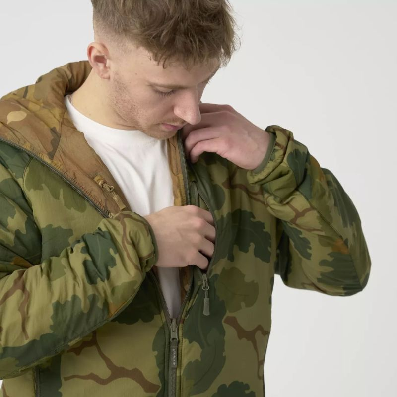HELIKON Bunda Reversible Wolfhound Hoodie - pencott wildwood / pencott snowdrift (KU-RWH-NL-4544A)