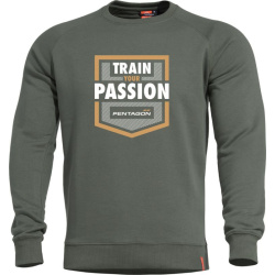 PENTAGON Sveter HAWK TRAIN YOUR PASSION - tmavo zelený (K09019-TP)