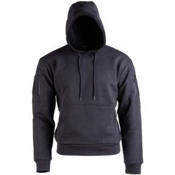 MILTEC Mikina s kapucňou Tactical Hoodie - black (11472302)