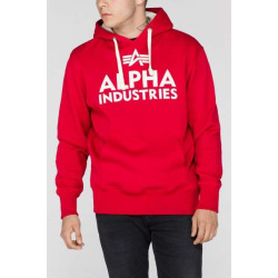 ALPHA INDUSTRIES Mikina Foam Print Hoody - speed red (143302/328)