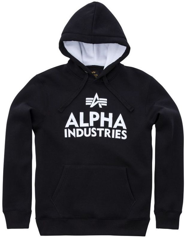 ALPHA INDUSTRIES Mikina Foam Print Hoody - čierna (143302/95)