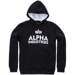 ALPHA INDUSTRIES Mikina Foam Print Hoody - čierna (143302/95)