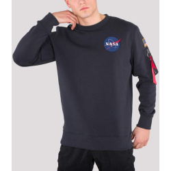 ALPHA INDUSTRIES Mikina Space Shuttle Sweater - modrá (178307/07)