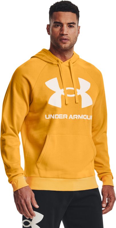 UNDER ARMOUR Mikina Rival Fleece Big Logo HD - žltá (1357093-782)