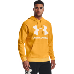 UNDER ARMOUR Mikina Rival Fleece Big Logo HD - žltá (1357093-782)