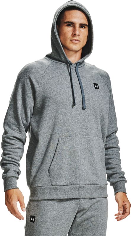 UNDER ARMOUR Mikina Rival Fleece Hoodie - šedá (1357092-012)