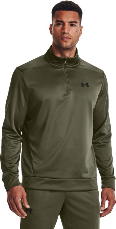 UNDER ARMOUR Mikina Armour Fleece 1/4 Zip - zelená (1373358-390)