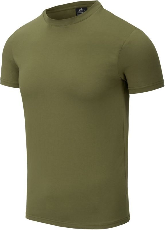 HELIKON Tričko Organic Slim - U.S. green (TS-OCS-OS-29)