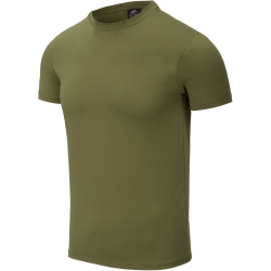 HELIKON Tričko Organic Slim - U.S. green (TS-OCS-OS-29)