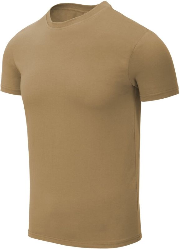 HELIKON Tričko Organic Slim - coyote (TS-OCS-OS-11)