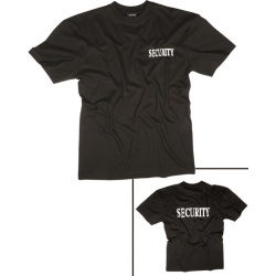 MILTEC Tričko SECURITY - black (12062102)