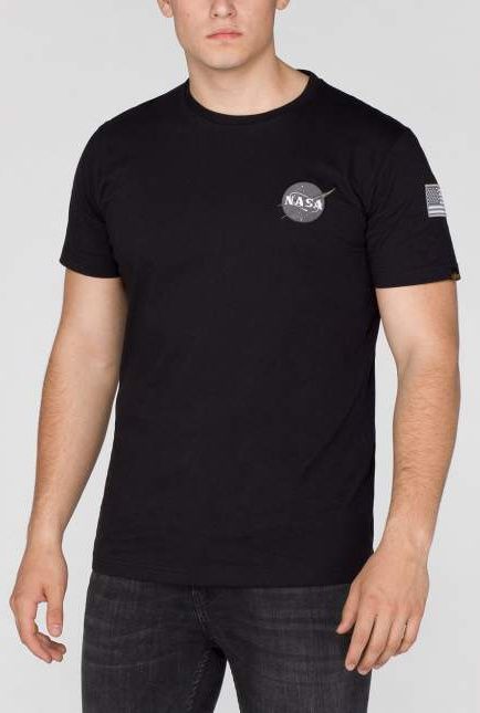 ALPHA INDUSTRIES Tričko Space Shuttle T - čierne (176507/03)