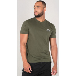 ALPHA INDUSTRIES Tričko BASIC T Small Logo - olivové (188505/11)