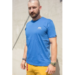 ALPHA INDUSTRIES Tričko BASIC T Small Logo - pacific blue (188505/351)