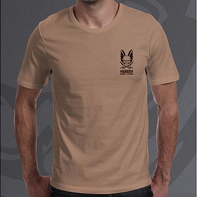 WARRIOR Tričko Vintage - tan (W-TSHIRT-T)