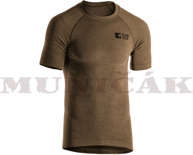 CLAW GEAR Tričko Merino Seamless - stonegrey olive (39164)