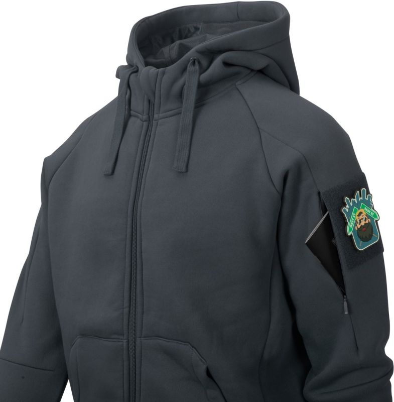 HELIKON Mikina s kapucňou Urban Tactical Hoodie Lite - zelená (BL-ULF-CB-82)