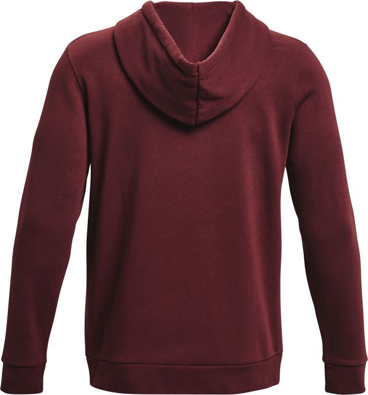 UNDER ARMOUR Mikina Essential Fleece FZ Hood - červená (1373881-690)