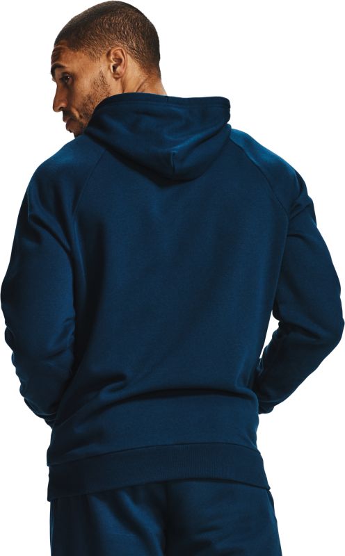 UNDER ARMOUR Mikina Rival Fleece Hoodie - modrá (1357092-408)