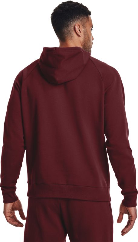 UNDER ARMOUR Mikina Rival Fleece Hoodie - červená (1357092-690)