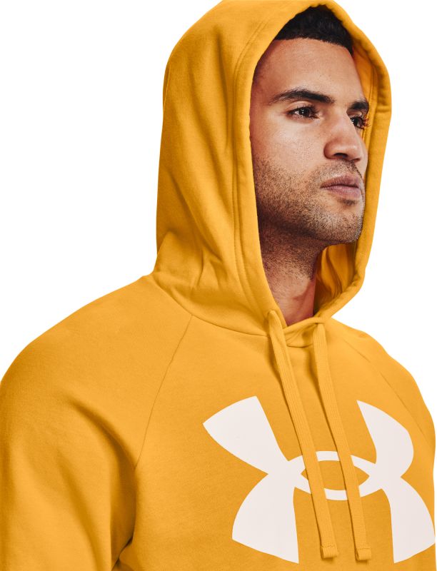 UNDER ARMOUR Mikina Rival Fleece Big Logo HD - žltá (1357093-782)