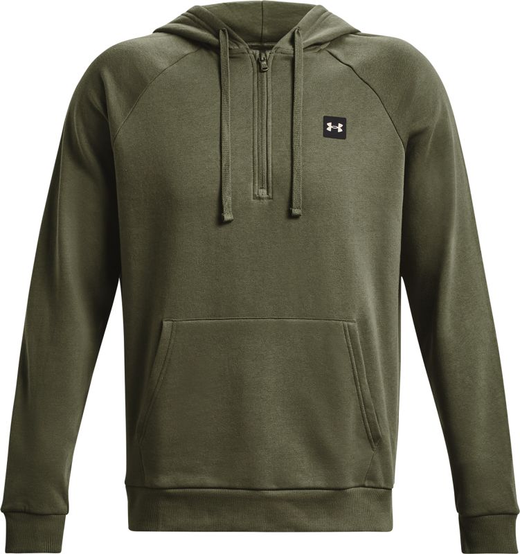 UNDER ARMOUR Mikina Rival Fleece 1/2 Zip HD - zelená (1373371-390)