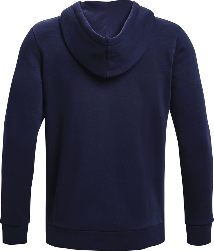 UNDER ARMOUR Mikina Essential Fleece FZ Hood - navy (1373881-410)