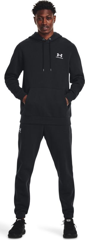 UNDER ARMOUR Mikina Essential Fleece Hoodie - čierna (1373880-001)