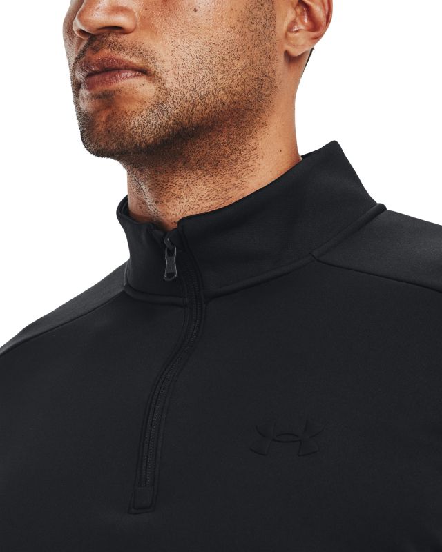 UNDER ARMOUR Mikina Armour Fleece 1/4 Zip - čierna (1373358-001)