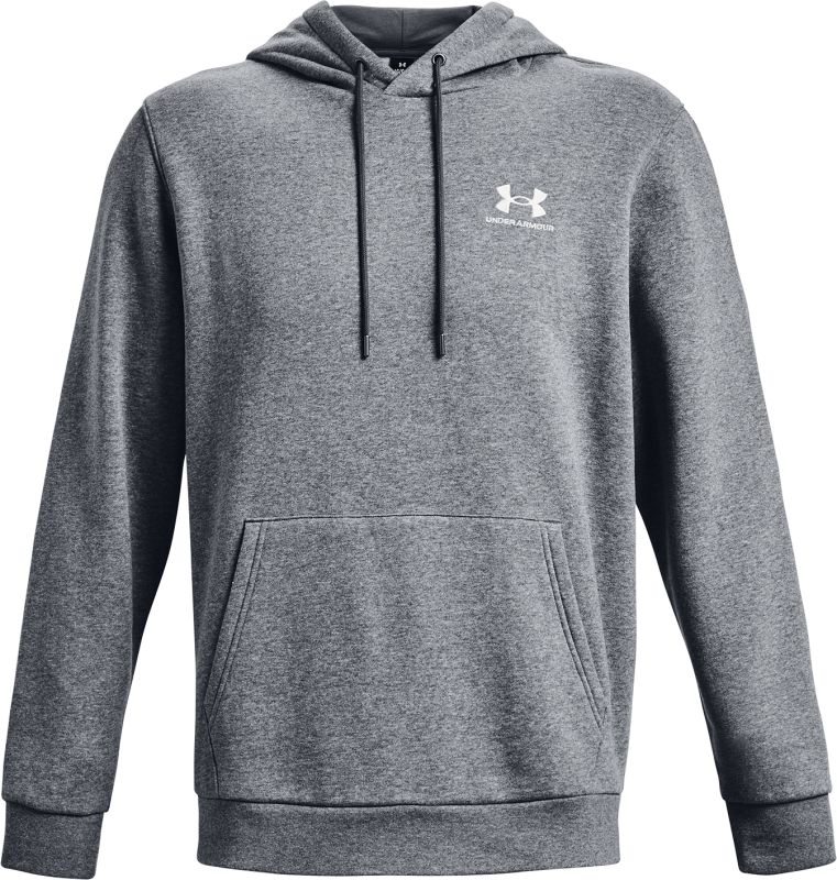 UNDER ARMOUR Mikina Essential Fleece Hoodie - šedá (1373880-012)