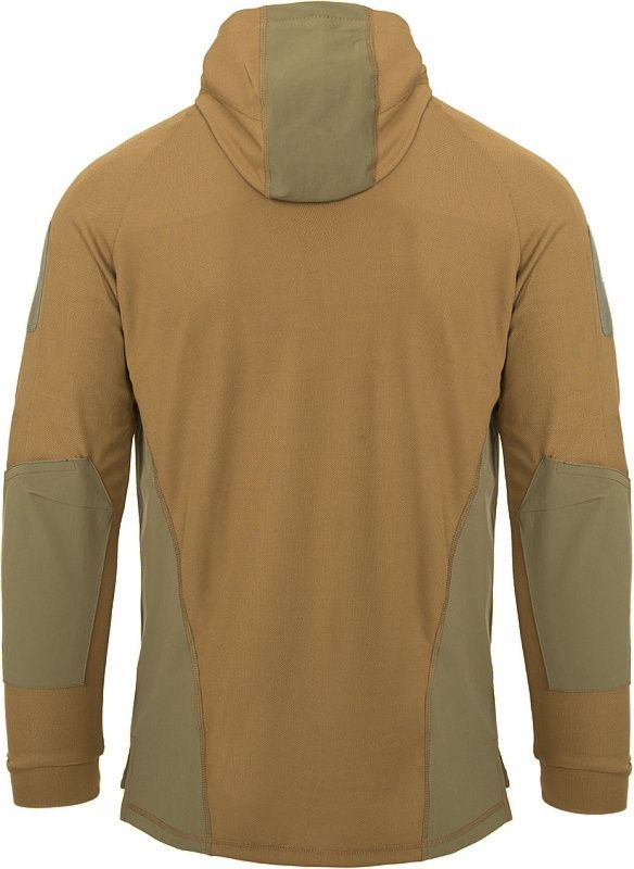 HELIKON Mikina s kapucňou RANGE HOODIE - TopCool - coyote / adaptive green (BL-BRH-TC-1112A)