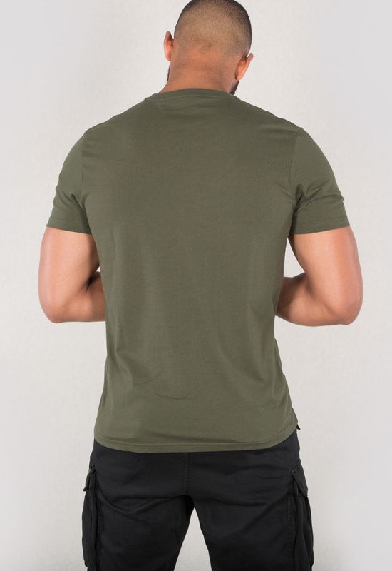 ALPHA INDUSTRIES Tričko BASIC T Small Logo - olivové (188505/11)