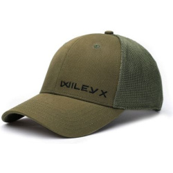 WILEY X Šiltovka Trucker Cap Small Logo - olive green / black logo