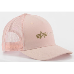 ALPHA INDUSTRIES Šiltovka Alpha Label Trucker Cap - pale peach (106901/640)