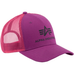 ALPHA INDUSTRIES Šiltovka Basic Trucker Cap - dark magenta (186902/677)