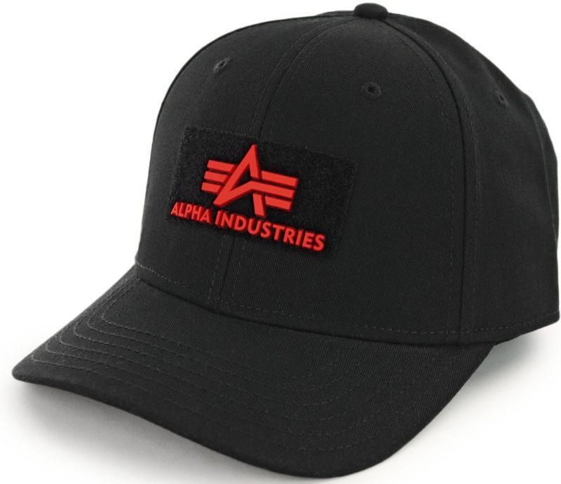 ALPHA INDUSTRIES Šiltovka VLC Cap II - black / red (178905/94)