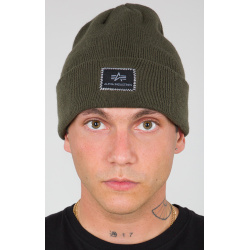 ALPHA INDUSTRIES Čiapka X-Fit Beanie - dark green (168905/257)