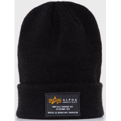 ALPHA INDUSTRIES Čiapka Crew Beanie - čierna (128924/03)